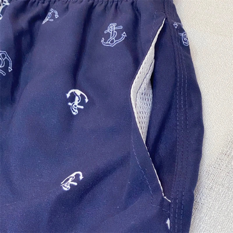 "Little Anchors" Swimming Trunks