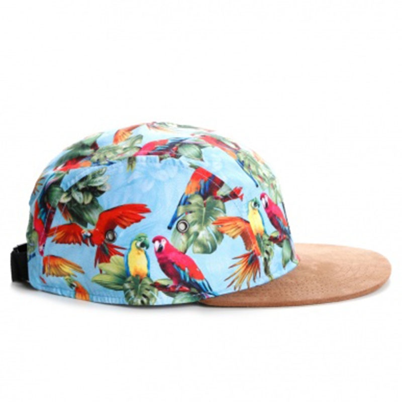 PANGKB Paradise 5 Panel Parrot Cap