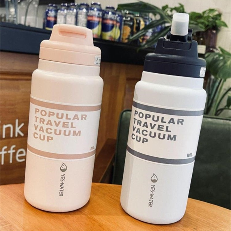 CREAWIND 650/830ml Popular Travel Vacuum Cup Water Bottle