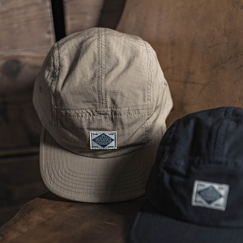 NON STOCK Ripstop Flat Peak Cap