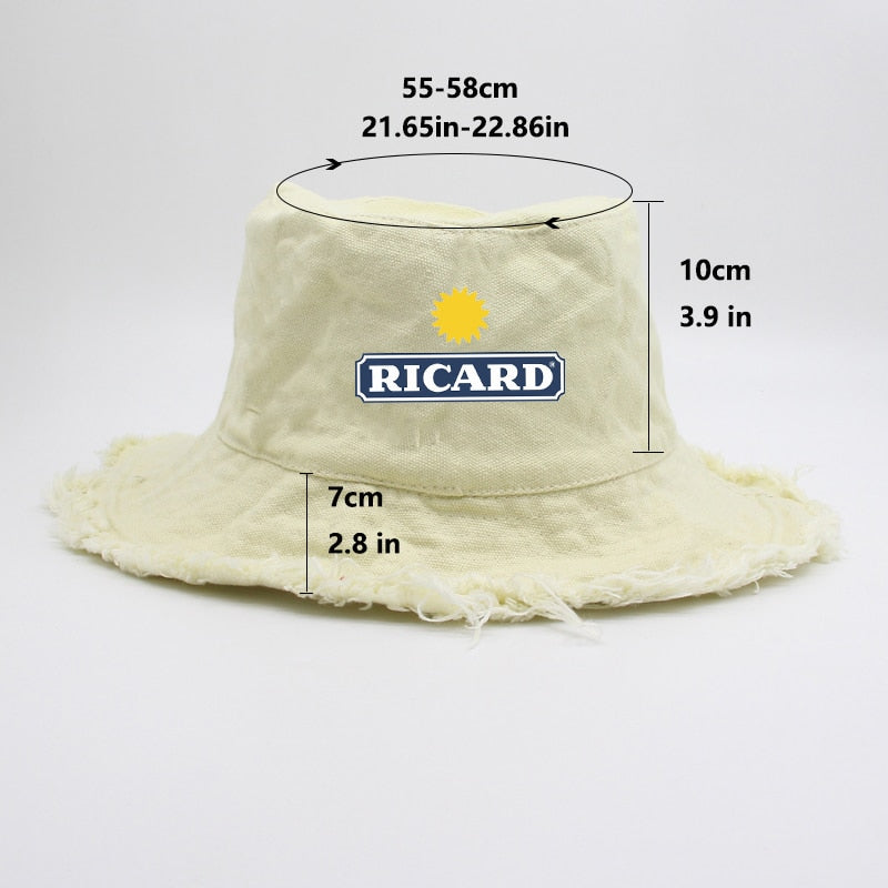 Bob Wash Cotton Denim RICARD Bucket Hat