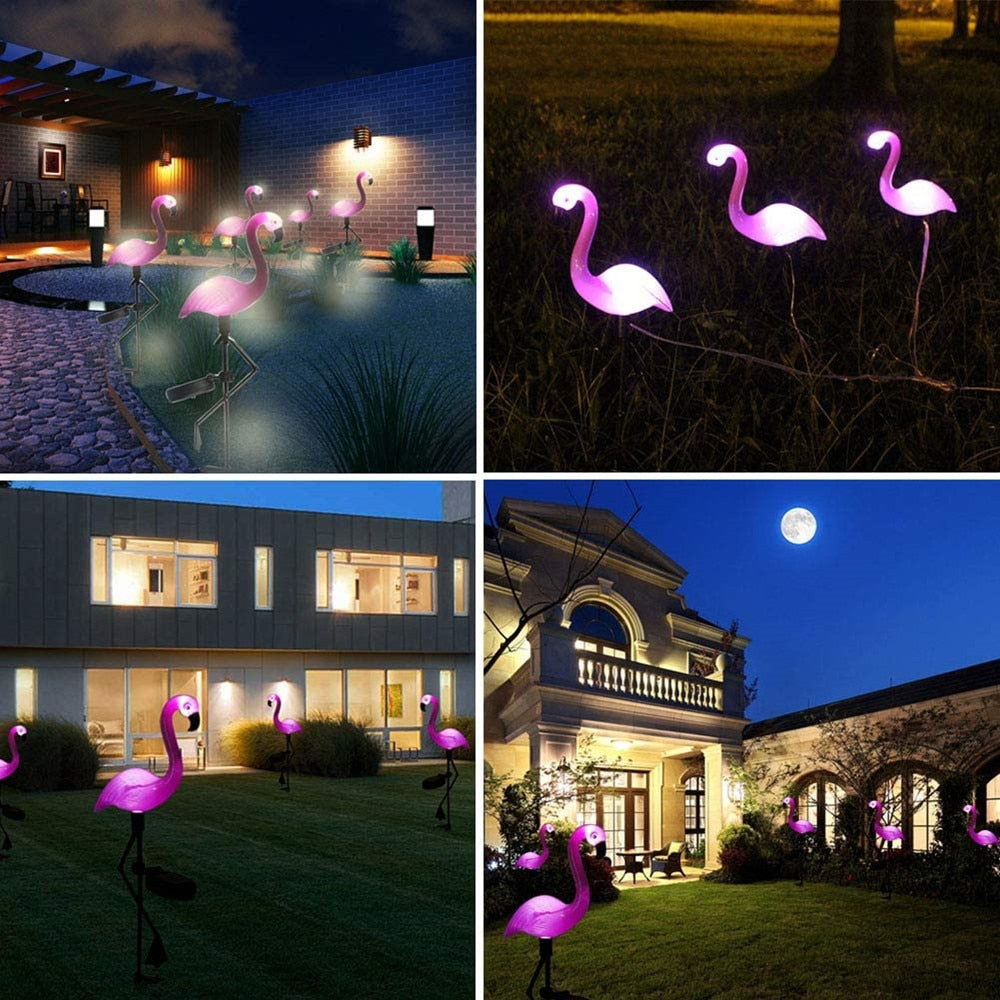 Nordic Flamingo Solar Power Lights