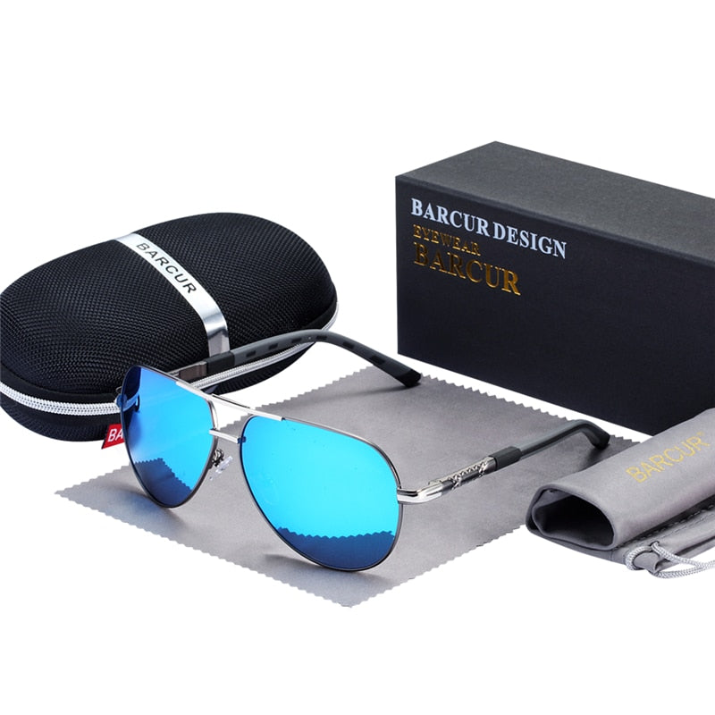 BARCUR Aluminum Vintage Sunglasses