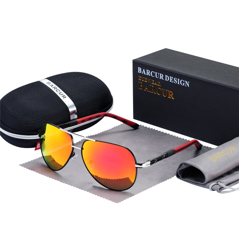 BARCUR Aluminum Vintage Sunglasses