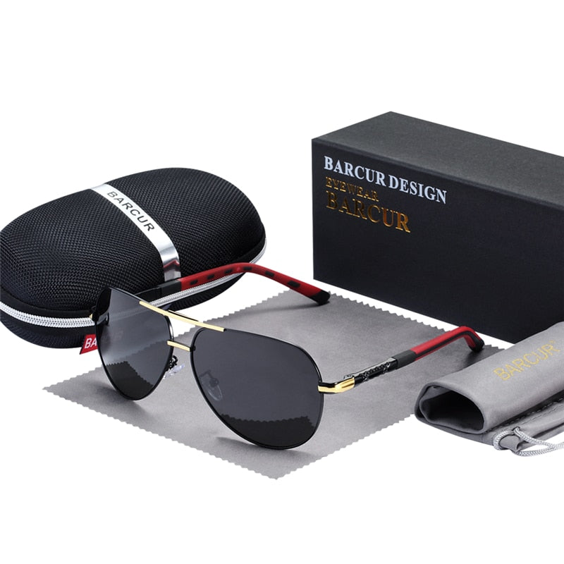 BARCUR Aluminum Vintage Sunglasses