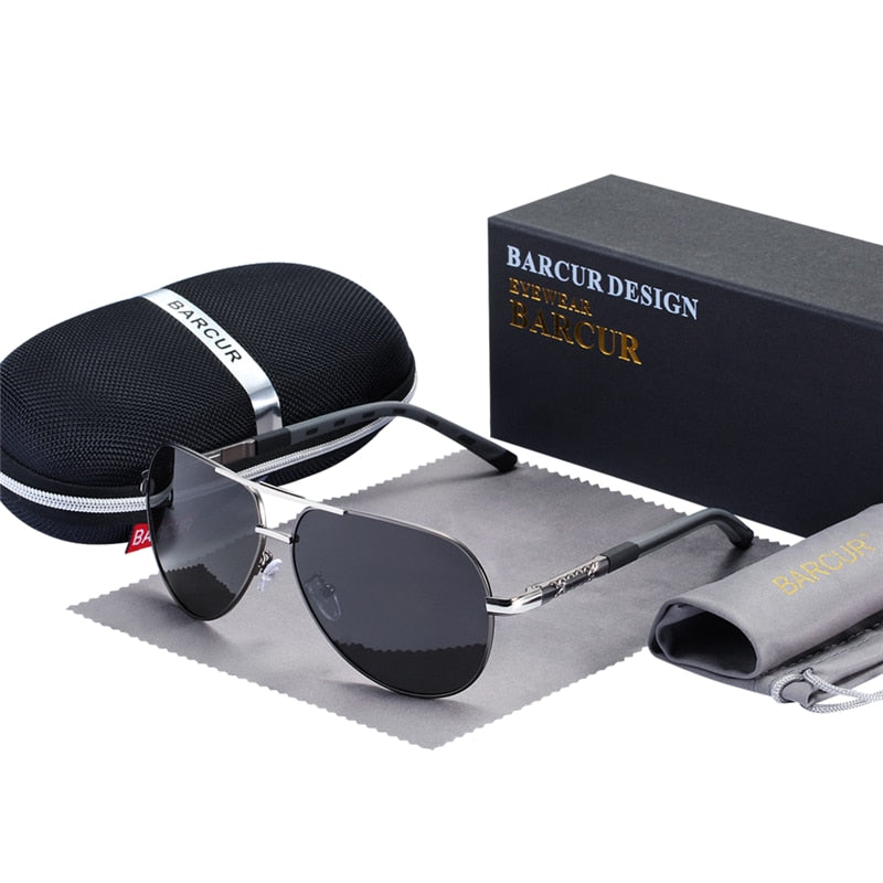 BARCUR Aluminum Vintage Sunglasses