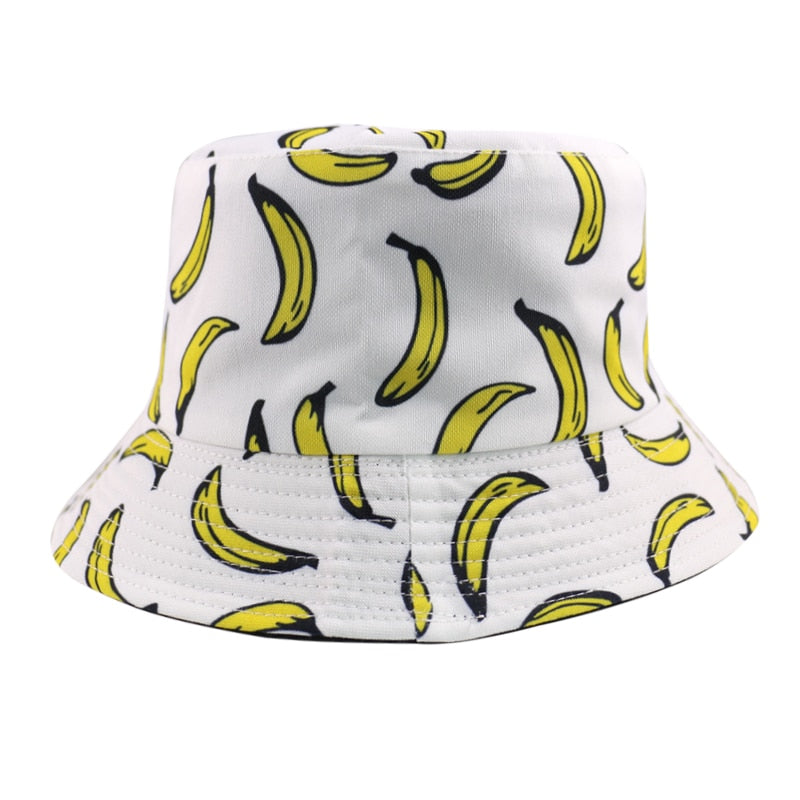 FOXMOTHER Banana Print Bucket Hats