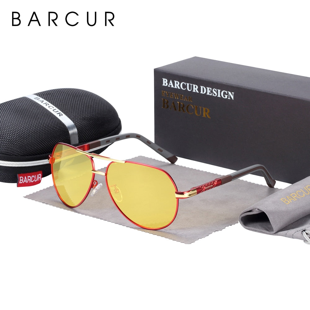 BARCUR Aluminum Vintage Sunglasses