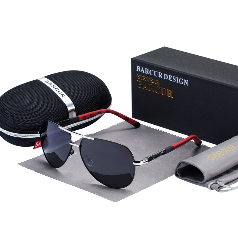 BARCUR Aluminum Vintage Sunglasses