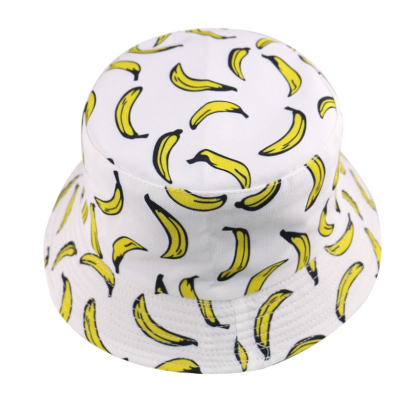 FOXMOTHER Banana Print Bucket Hats