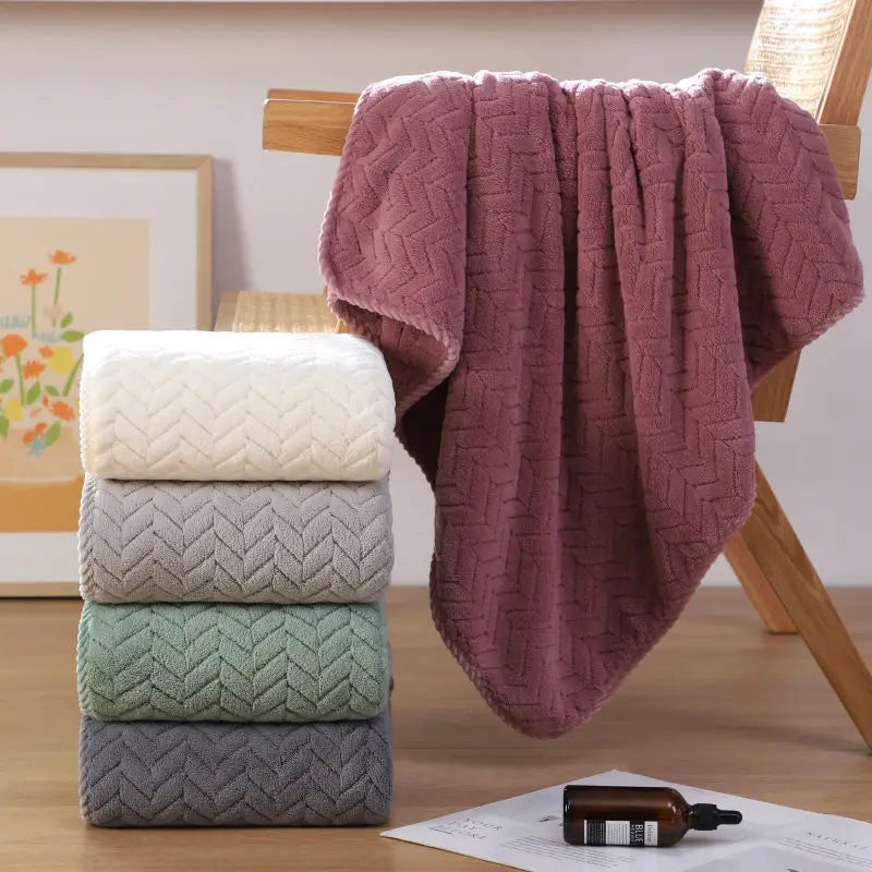 Thick Large Ultra-Fine Fiber Bath Towel