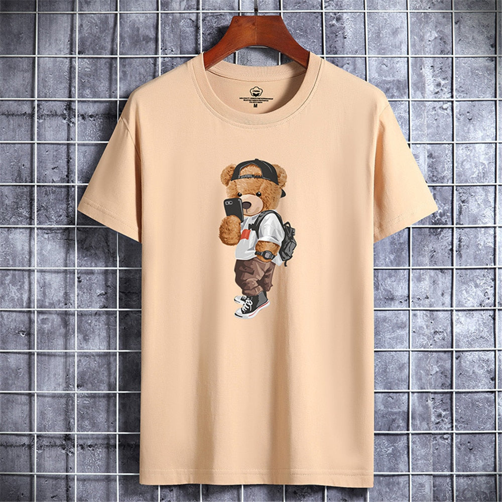 THE FORCE AWAKENS Bear Mens Graphic T-shirt