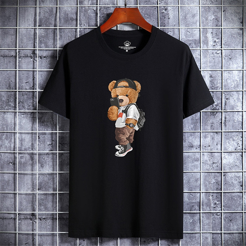 THE FORCE AWAKENS Bear Mens Graphic T-shirt