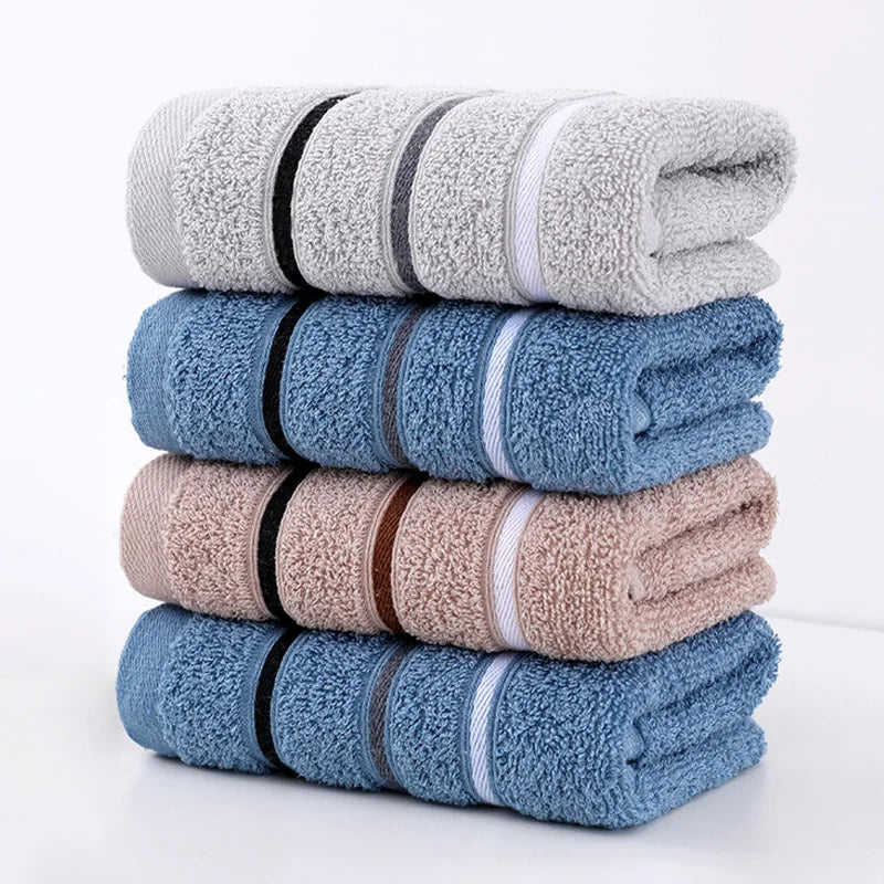Thickened Soft Grey Towel Set