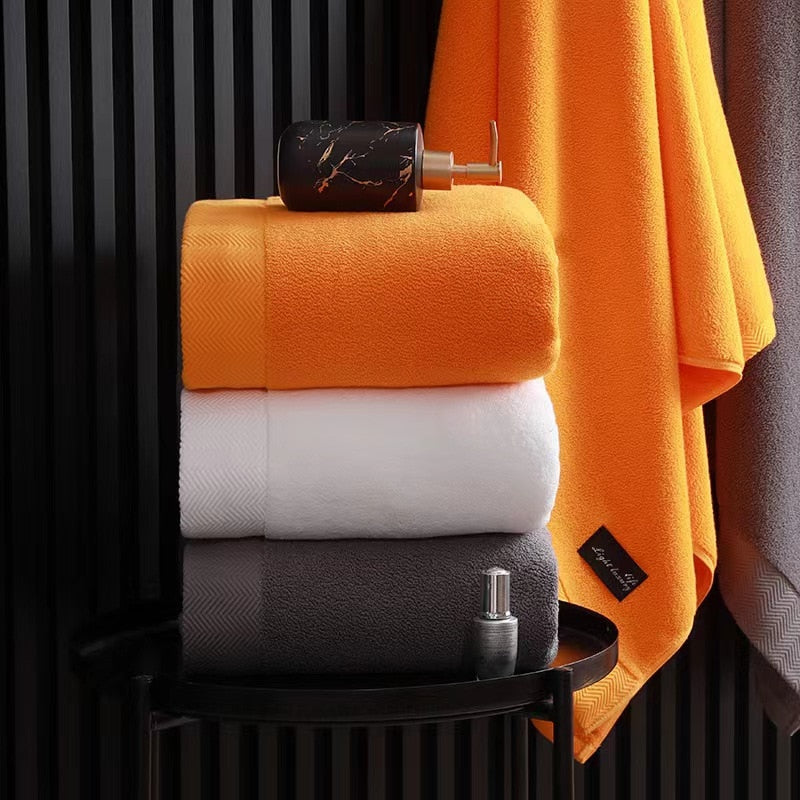 Inyahome 100% Cotton Bath Towels