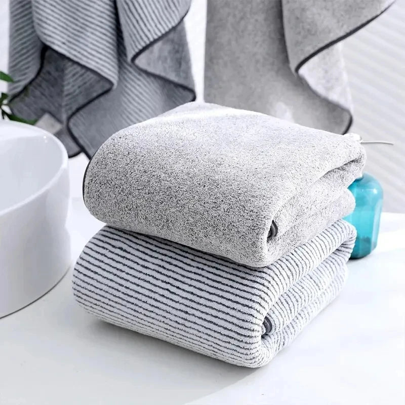 Bamboo Charcoal Fiber Bath Towels