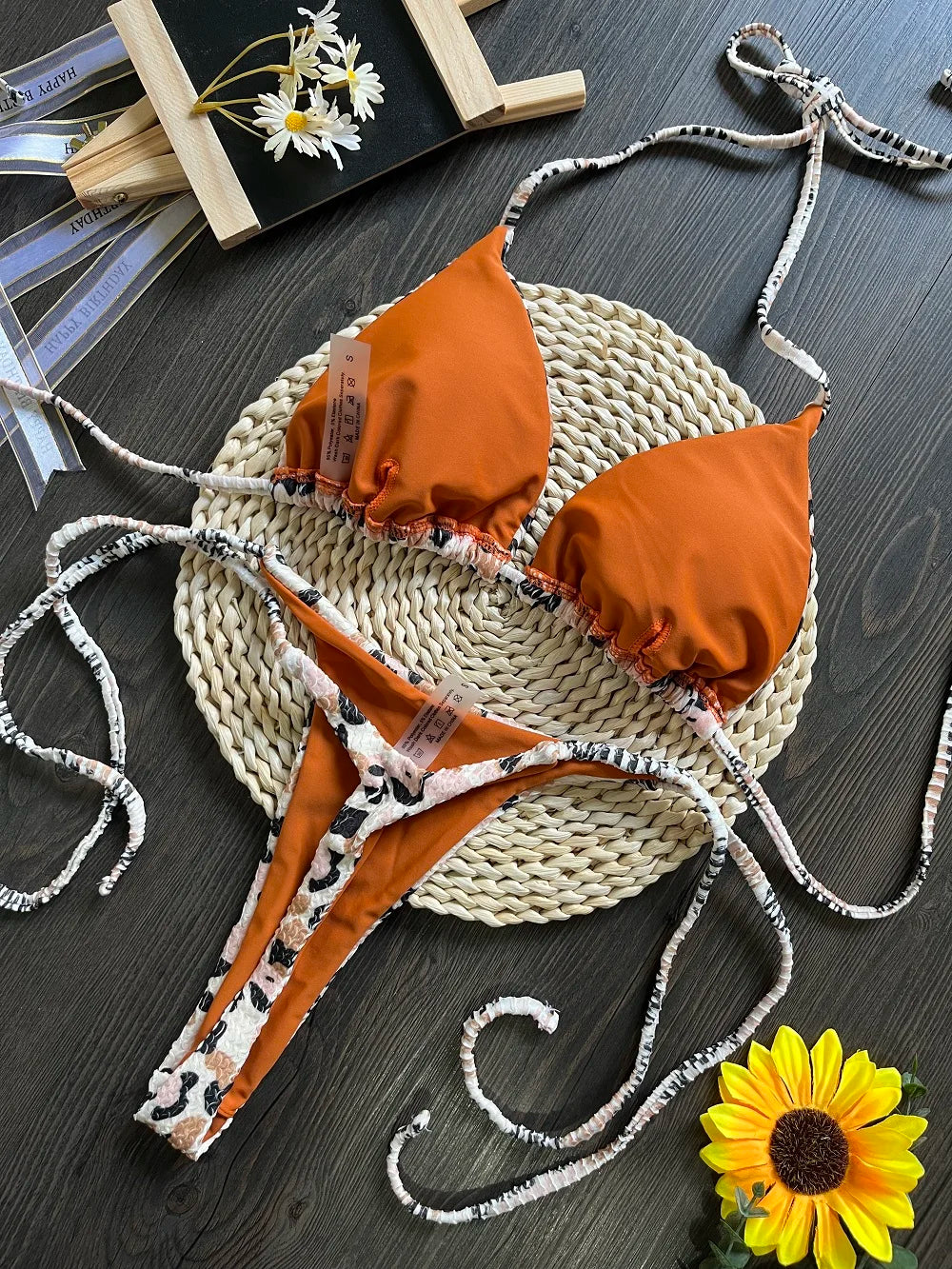 RUOTONGSEPT Leopard Push Up  Bikini Set