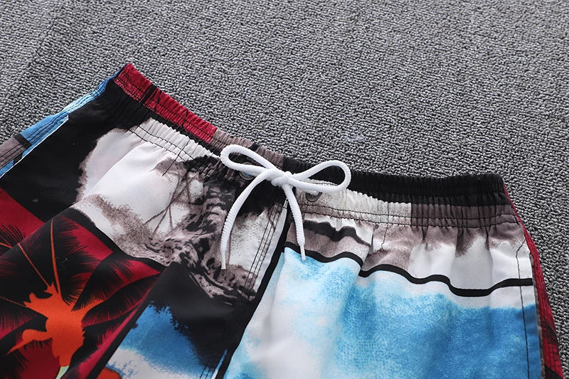"Graphic Palms" Swimming Trunks