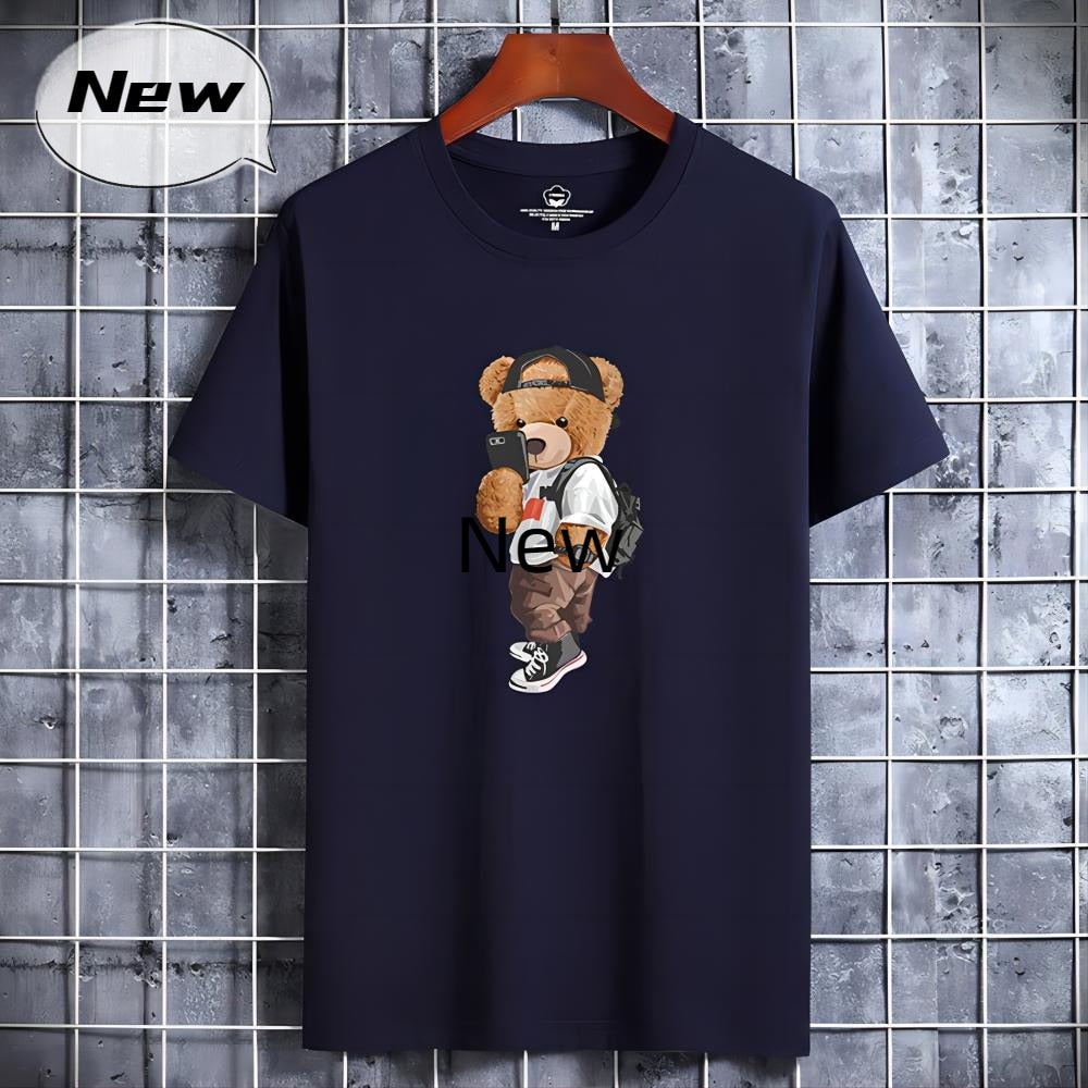 THE FORCE AWAKENS Bear Mens Graphic T-shirt