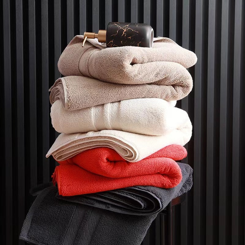 Inyahome 100% Cotton Bath Towels
