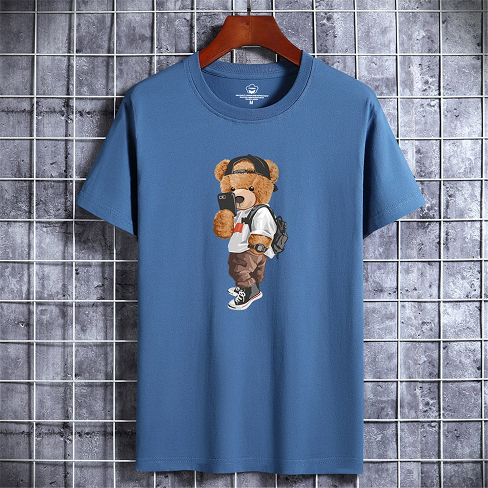 THE FORCE AWAKENS Bear Mens Graphic T-shirt