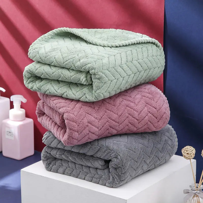 Thick Large Ultra-Fine Fiber Bath Towel