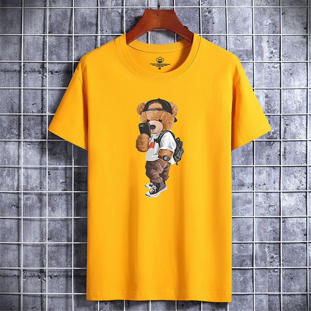 THE FORCE AWAKENS Bear Mens Graphic T-shirt