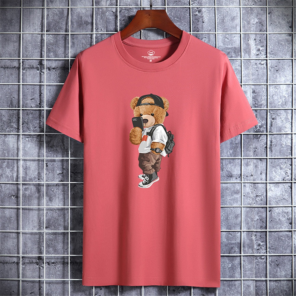 THE FORCE AWAKENS Bear Mens Graphic T-shirt