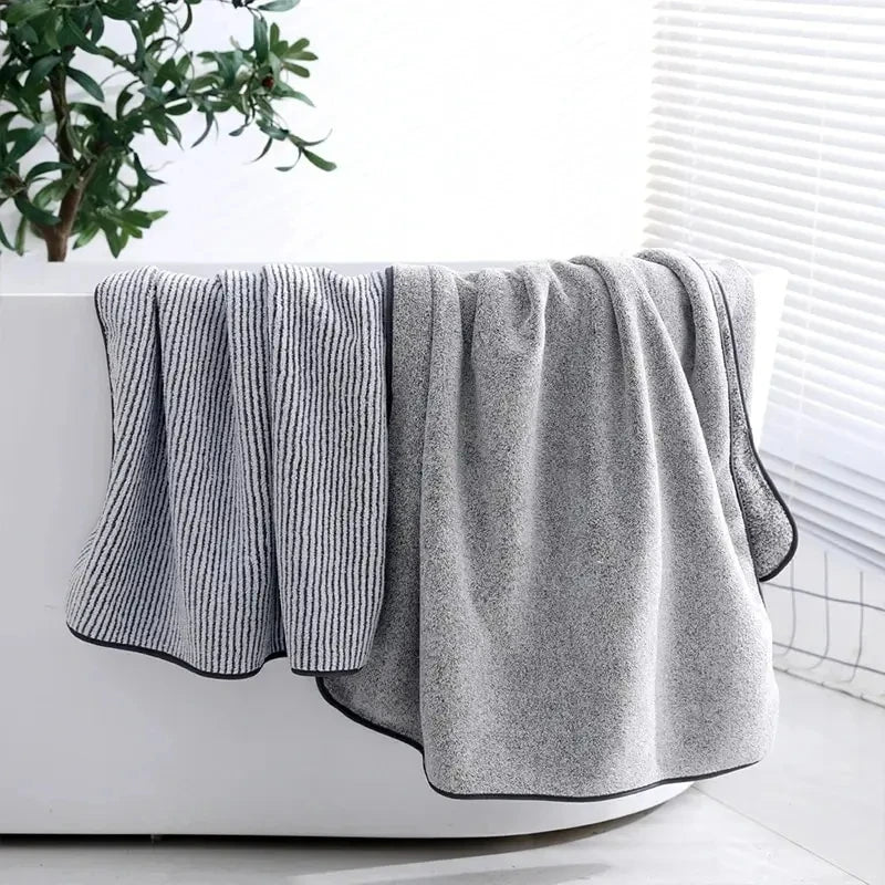 Bamboo Charcoal Fiber Bath Towels