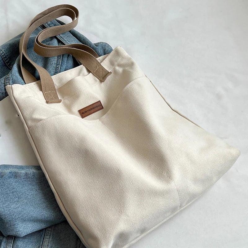 Women Canvas Beach Hand Bag