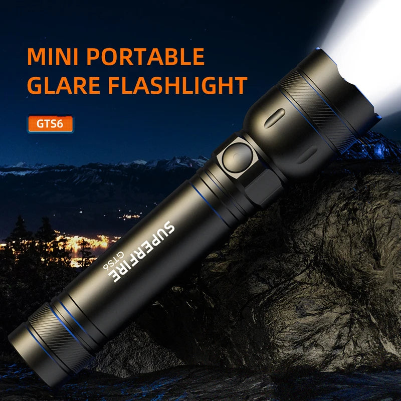 SUPERFIRE GTS6 Mini High Power EDC LED Flashlight