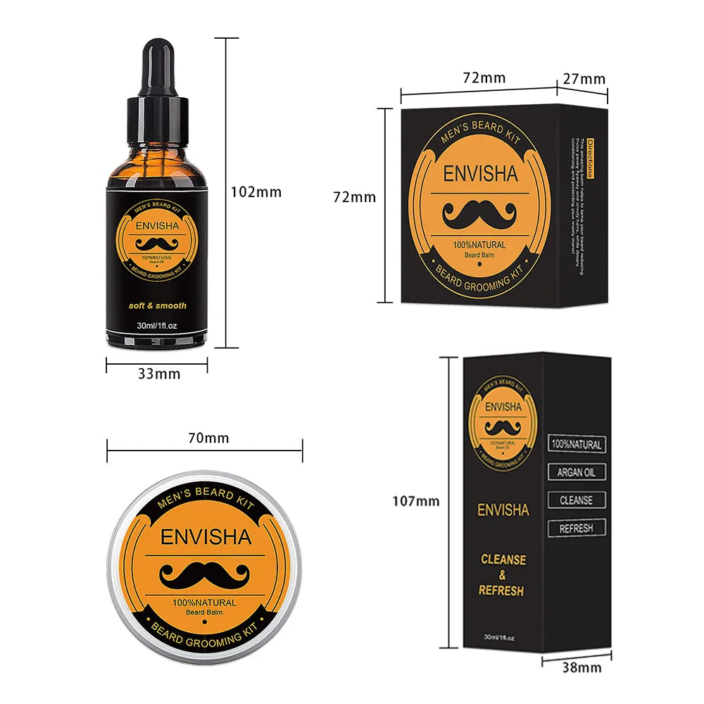 ENVISHA Beard Growth Kit For Men