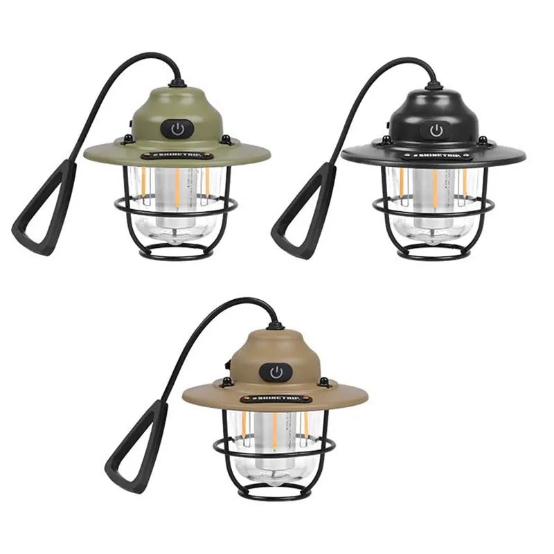 ShineTrip Vintage Outdoor Rechargeable Tent Lights