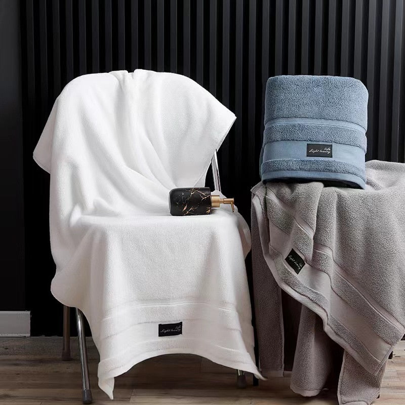 Inyahome 100% Cotton Bath Towels