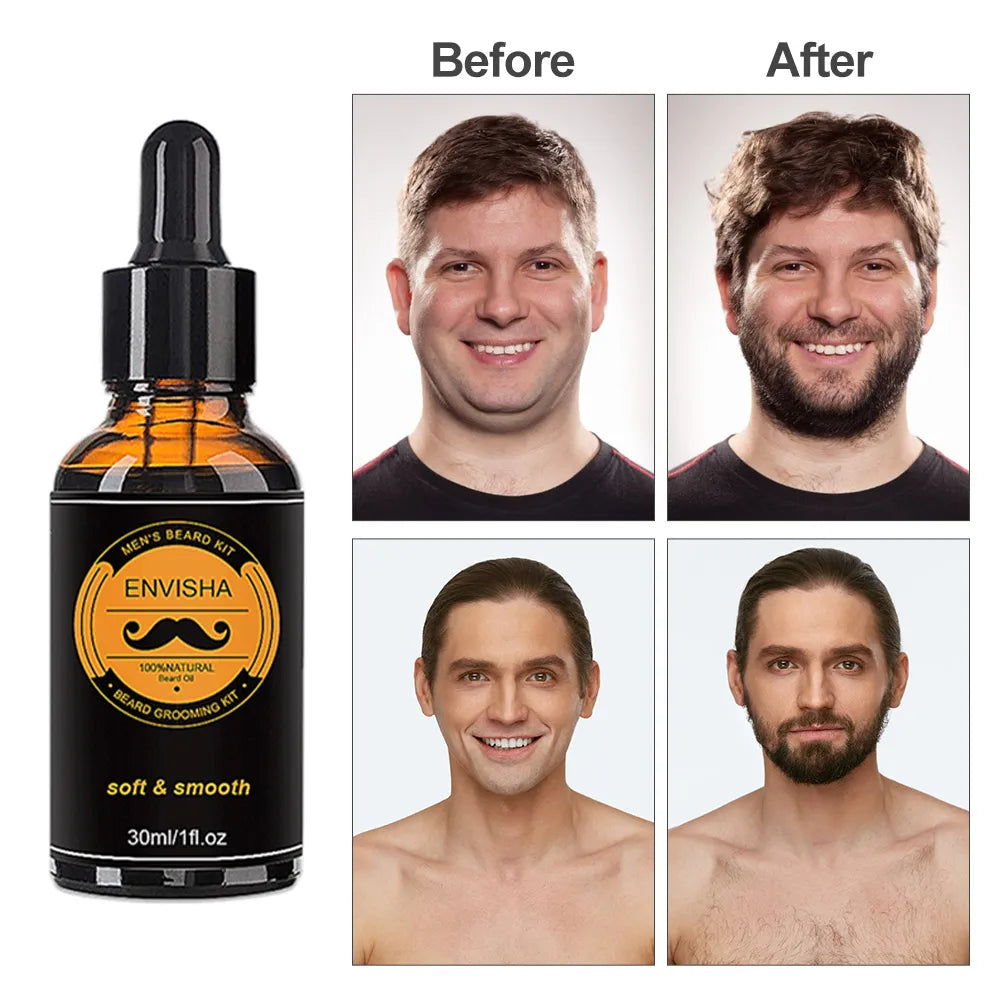 ENVISHA Beard Growth Kit For Men
