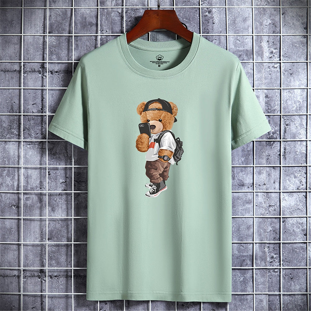 THE FORCE AWAKENS Bear Mens Graphic T-shirt