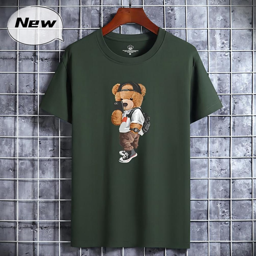 THE FORCE AWAKENS Bear Mens Graphic T-shirt