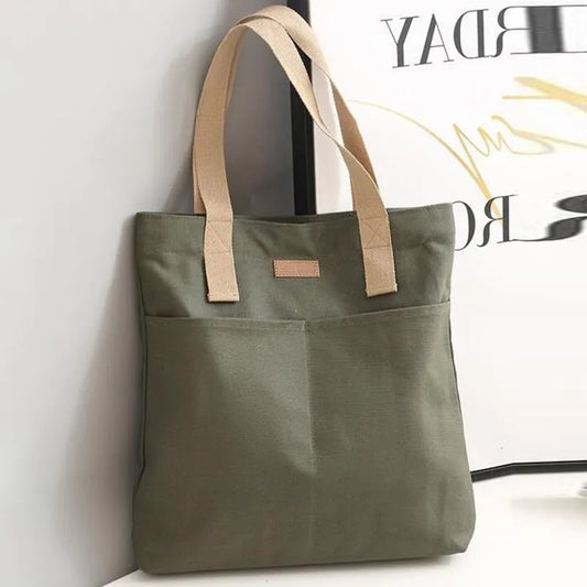 Women Canvas Beach Hand Bag