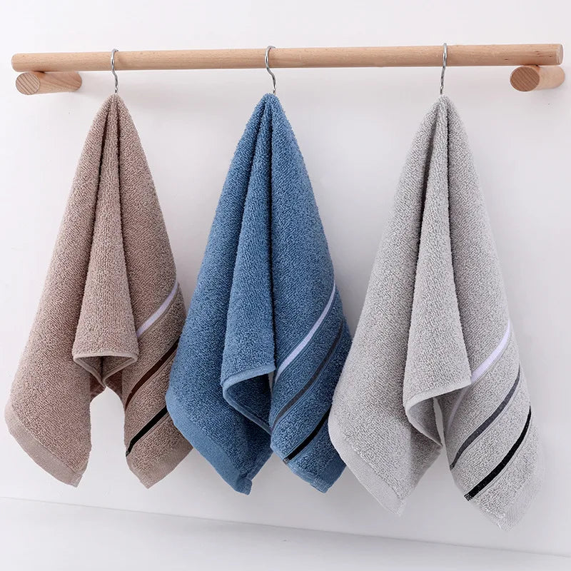 Thickened Soft Grey Towel Set