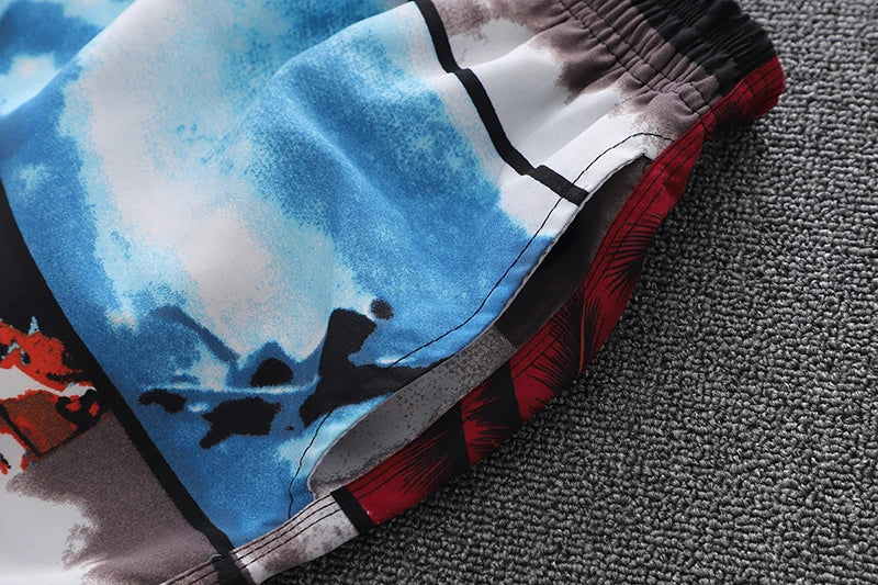 "Graphic Palms" Swimming Trunks