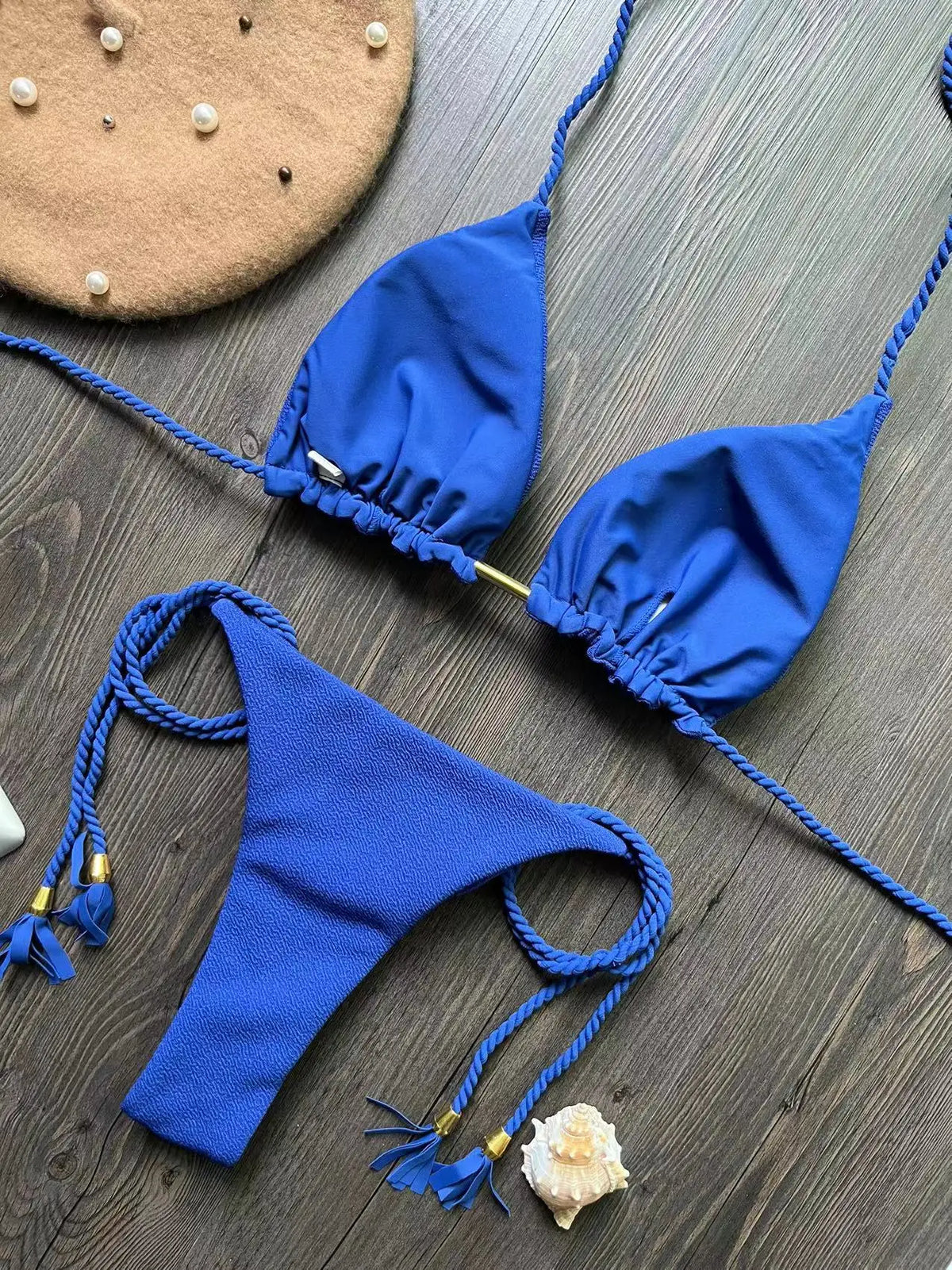 RUOTONSEPT Braided Rope Bandage Bikini Set