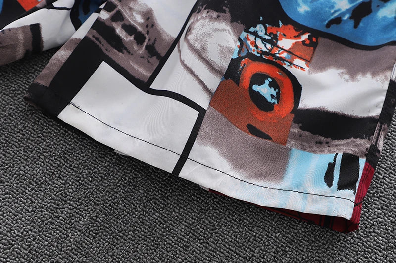 "Graphic Palms" Swimming Trunks