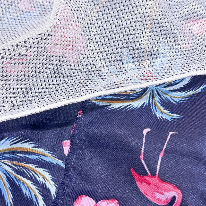 "Cotton Candy Palms" Swim Trunks