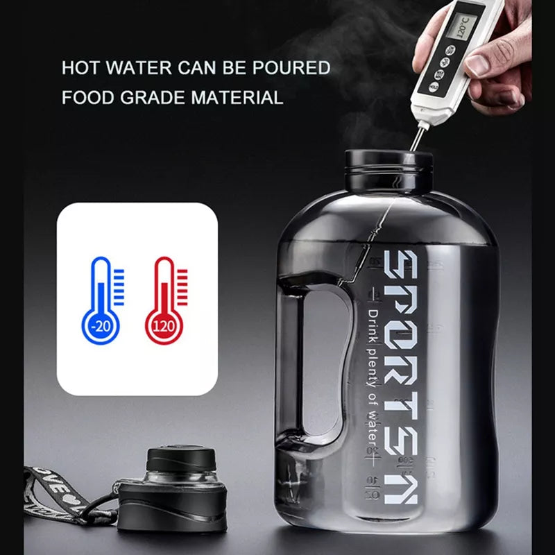 2.7 Liter Sport Water Bottle with Straw