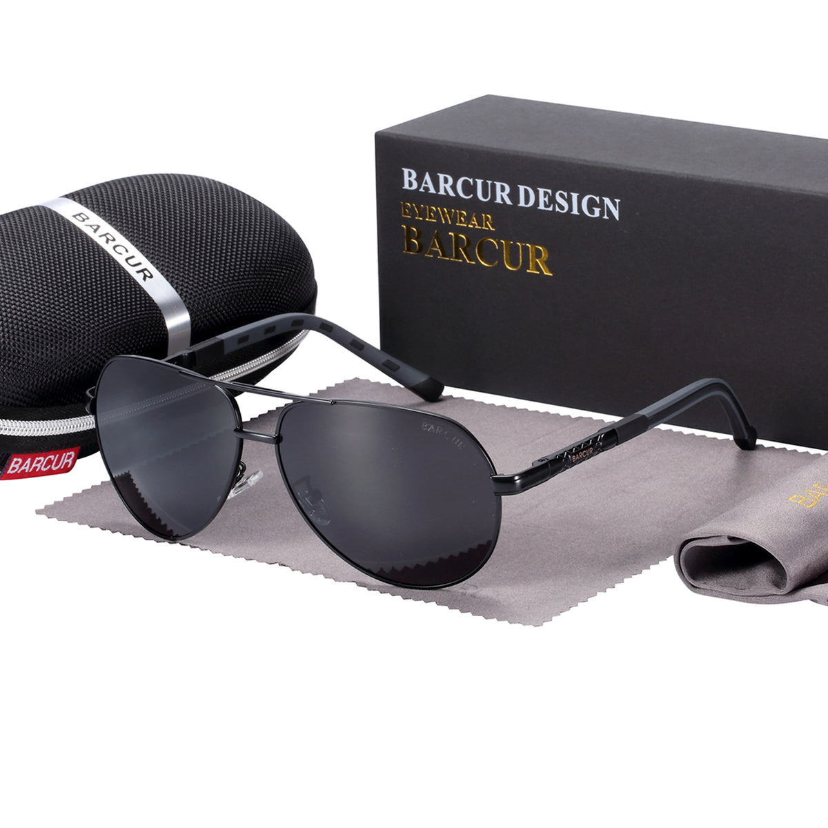 BARCUR Aluminum Vintage Sunglasses