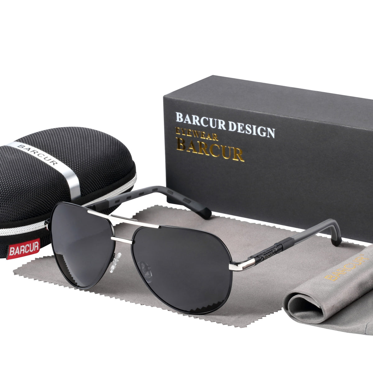 BARCUR Aluminum Vintage Sunglasses