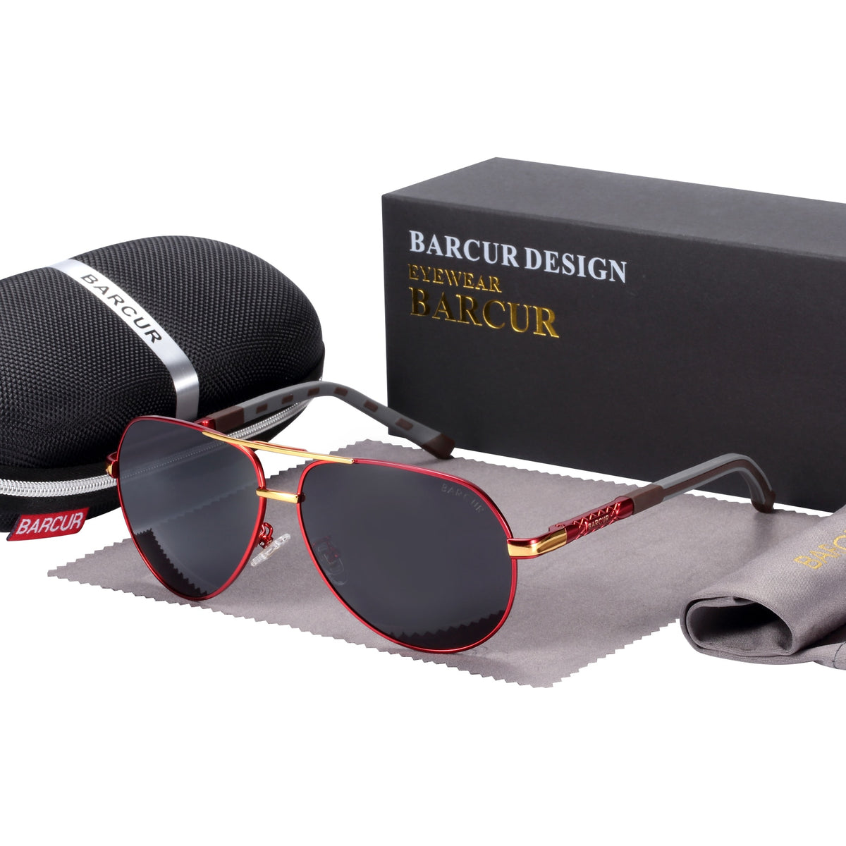 BARCUR Aluminum Vintage Sunglasses