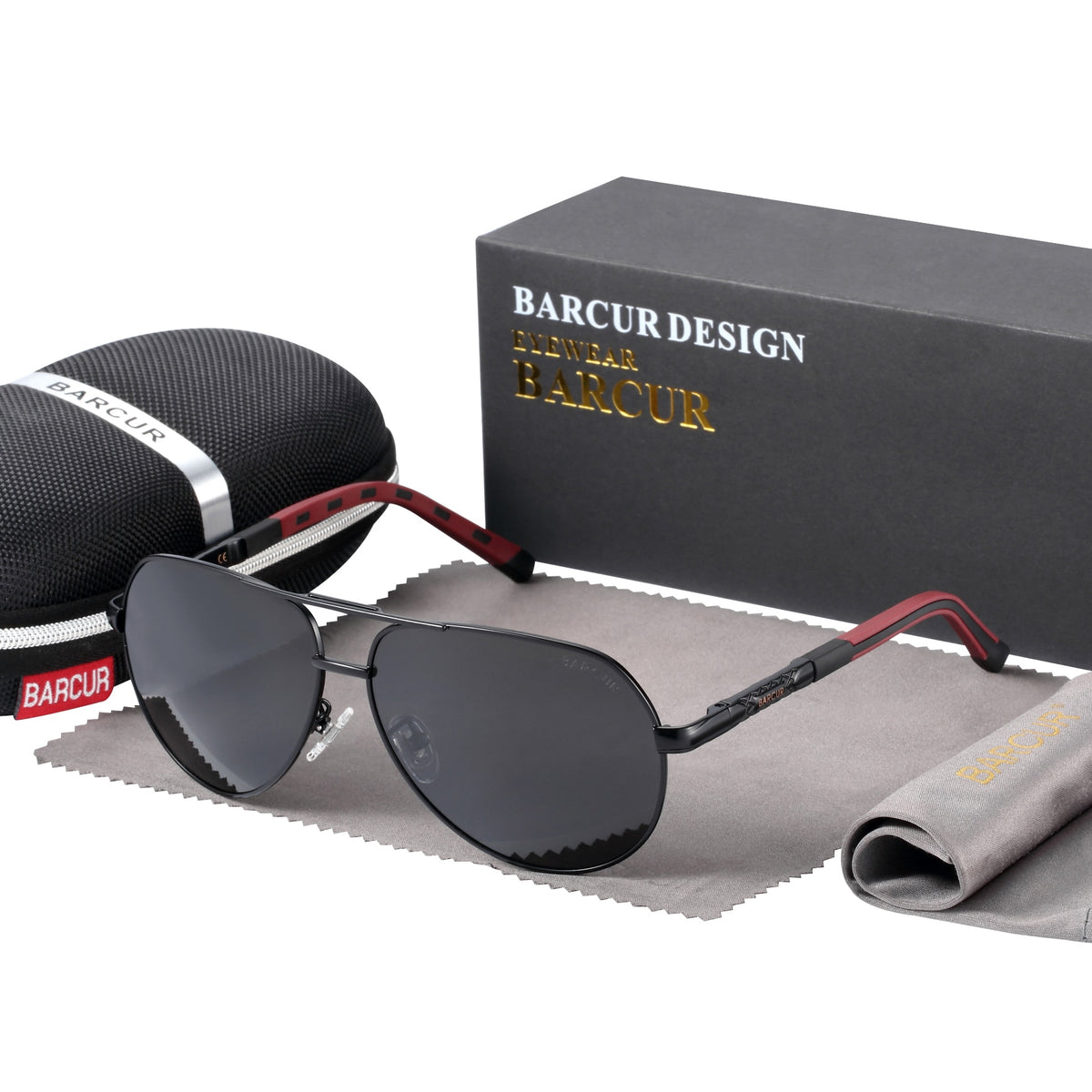 BARCUR Aluminum Vintage Sunglasses