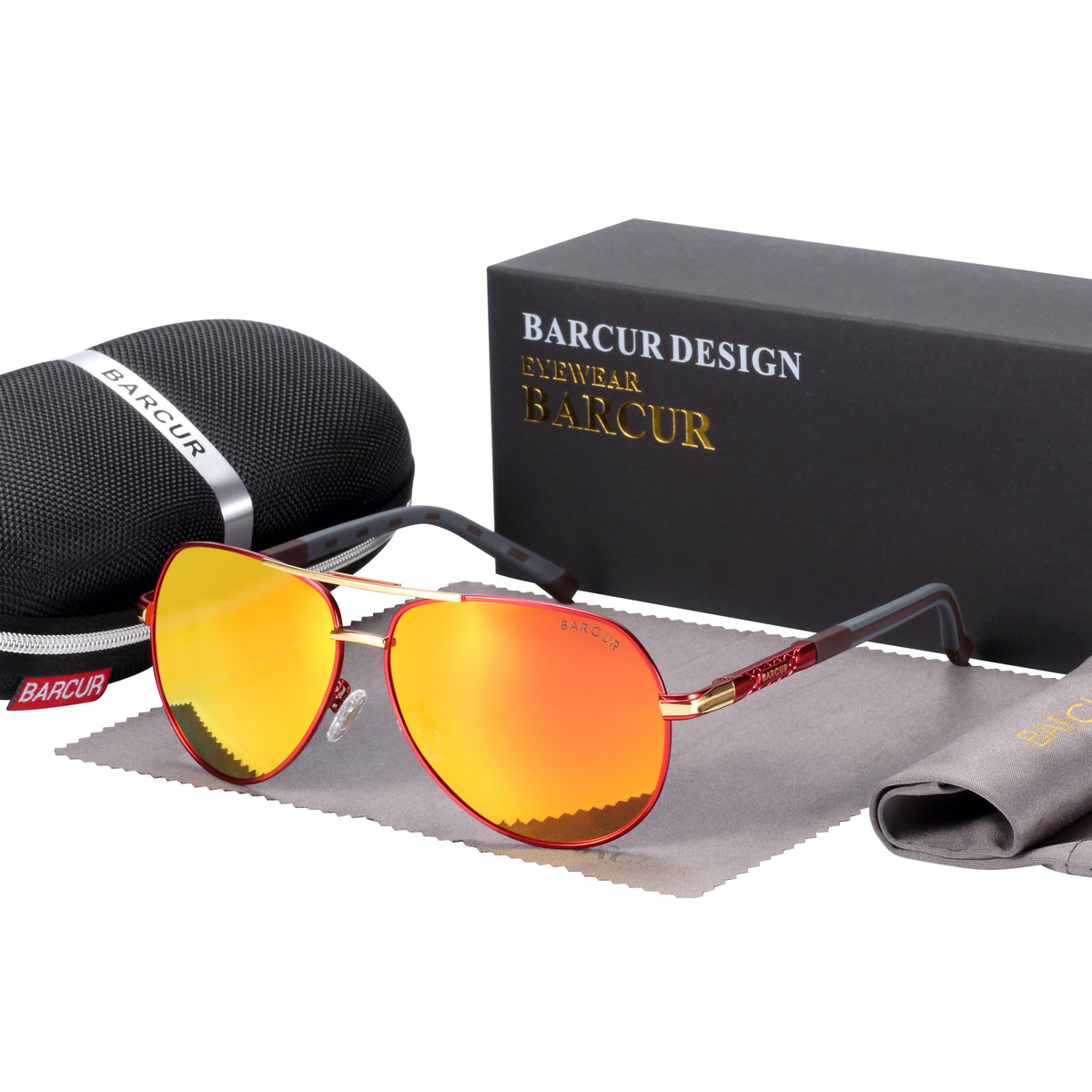 BARCUR Aluminum Vintage Sunglasses