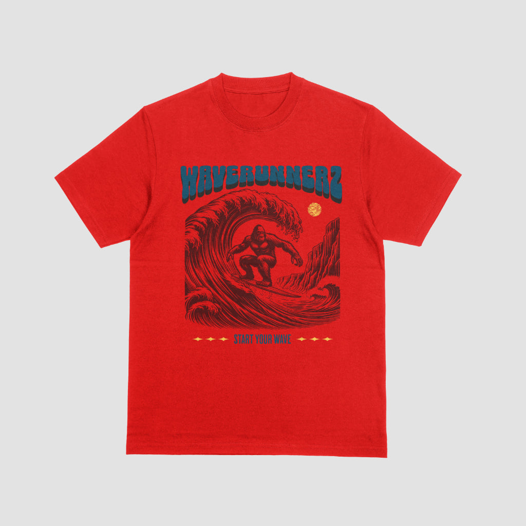 WaveRunnerz Bigfoot Waves T-Shirts